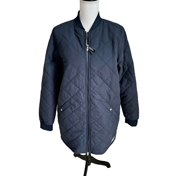 NWT The North Face Cuchillo navy flashdry parka jacket size L